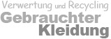Rückgewinnung und Recycling Secondhand-Bekleidung